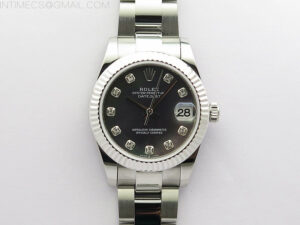 Datejust 31mm 278273 SS BP Best Edition Black MOP Crystal Markers Dial on Oyster Bracelet