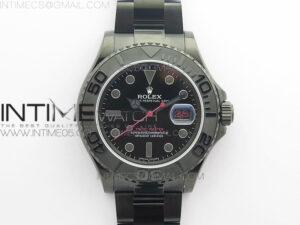 Yacht-Master 116622 DLC VRF Best Edition Black Dial on DLC Bracelet VR3135