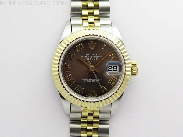Datejust 28mm 279173 SS/YG BP Best Edition Gray Roman Markers Dial on SS/YG Jubilee Bracelet ETA2671