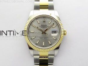 DateJust 41MM 126334 SS/YG APSF 1:1 Best Edition Silver Dial on SS Oyster Bracelet SA3235