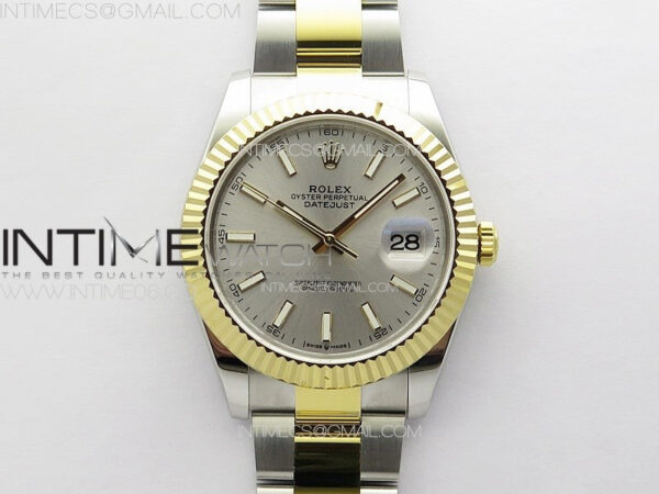 DateJust 41MM 126334 SS/YG APSF 1:1 Best Edition Silver Dial on SS Oyster Bracelet SA3235