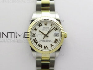Datejust 31mm 278273 SS/YG BP Best Edition White Roman Markers Dial on SS/YG Oyster Bracelet