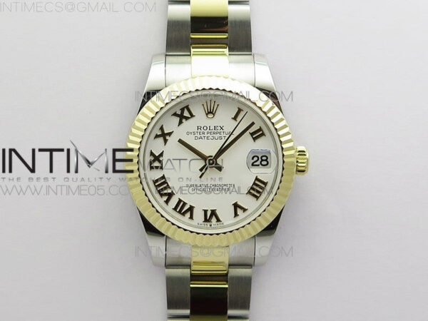 Datejust 31mm 278273 SS/YG BP Best Edition White Roman Markers Dial on SS/YG Oyster Bracelet