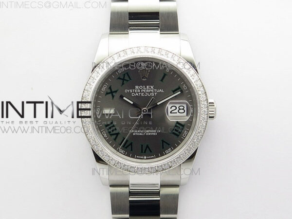 DateJust 36 SS 126234 BP 1:1 Best Edition Gray Dial on Oyster Bracelet