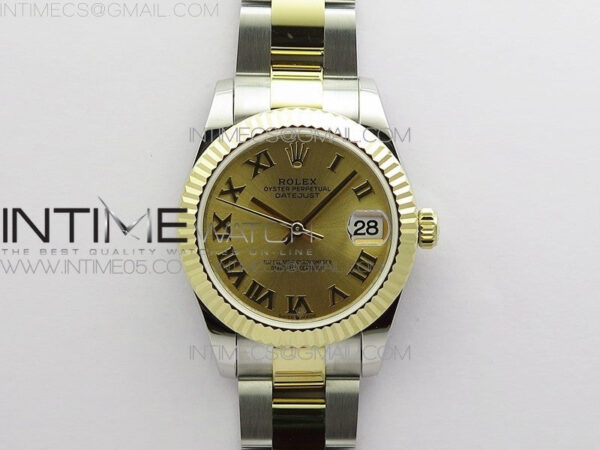 Datejust 31mm 278273 SS/YG BP Best Edition YG Roman Markers Dial on SS/YG Oyster Bracelet
