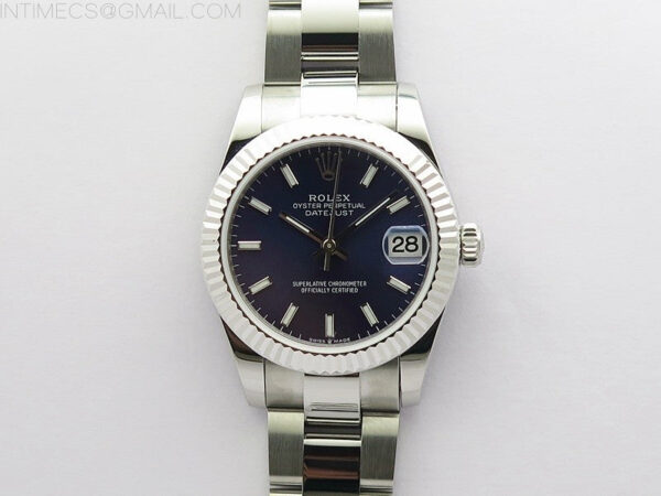 Datejust 31mm 278273 SS BP Best Edition Blue Stick Markers Dial on Oyster Bracelet