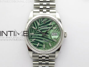 DateJust 36 SS 126200 BP 1:1 Best Edition New Green Dial on Jubilee Bracelet