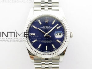 DateJust 41 126334 SS BP 1:1 Best Edition New Version Blue Dial on Jubilee Bracelet