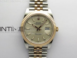 DateJust 41 126331 904L SS/RG GMF 1:1 Best Edition Silver Dial on Jubilee Bracelet VR3235