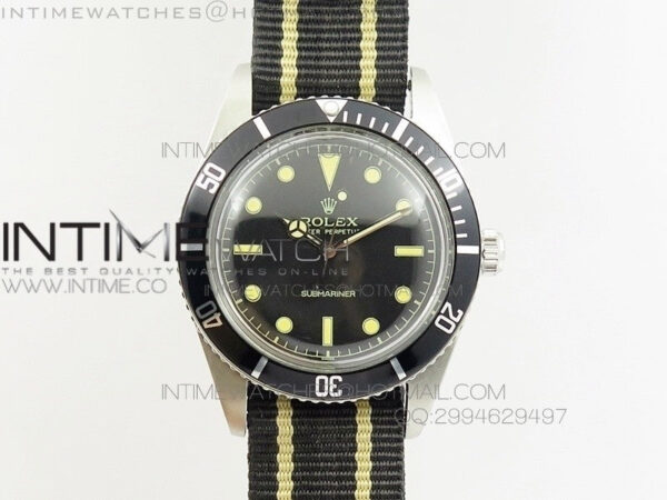 Vintage 1680 Submariner No Date SS On Nylon Strap