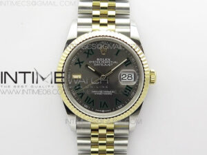 DateJust 36 SS/YG 126233 JDF 1:1 Best Edition Gray Dial on Jubilee Bracelet
