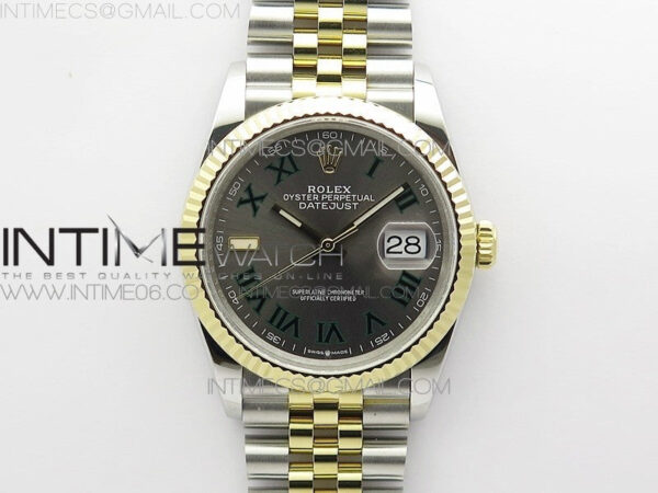 DateJust 36 SS/YG 126233 JDF 1:1 Best Edition Gray Dial on Jubilee Bracelet