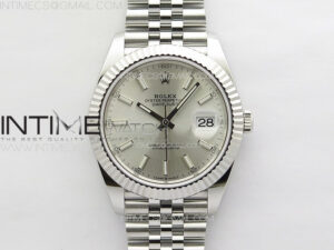 DateJust 41 126334 NTF 1:1 Best Edition 904L Steel Silver Stick Dial on Jubilee Bracelet VR3235