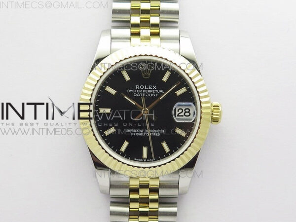 Datejust 31mm 278273 SS/YG BP Best Edition Black Stick Markers Dial on SS/YG Jubilee Bracelet
