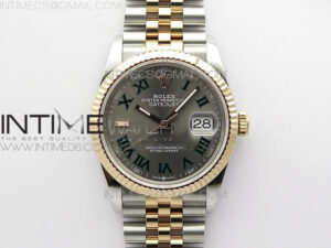 DateJust 36 SS/RG 126231 BP 1:1 Best Edition Gray Dial on Jubilee Bracelet