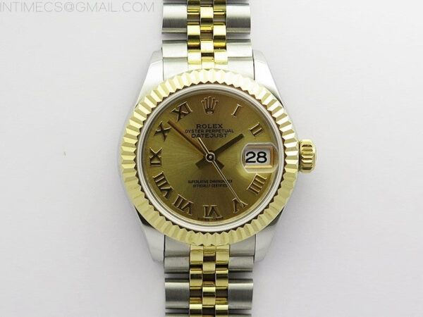 Datejust 28mm 279173 SS/YG BP Best Edition YG Roman Markers Dial on SS/YG Jubilee Bracelet ETA2671