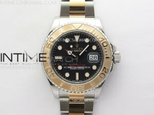 Yacht-Master 126621 904L/RG VSF 1:1 Best Edition Black Dial On 904L/RG Bracelet VS3235
