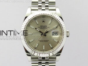 DateJust 41 126334 SS BP 1:1 Best Edition New Version Silver Dial on Jubilee Bracelet