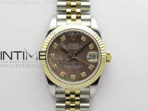 Datejust 31mm 278273 SS/YG BP Best Edition Brown MOP Diamond Markers Dial on SS/YG Jubilee Bracelet