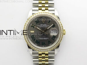 DateJust 36 SS/YG 126283 JDF 1:1 Best Edition Gray Dial on Jubilee Bracelet