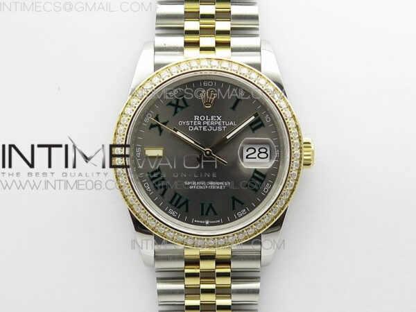 DateJust 36 SS/YG 126283 JDF 1:1 Best Edition Gray Dial on Jubilee Bracelet