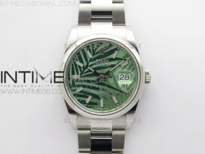 DateJust 36 SS 126200 BP 1:1 Best Edition New Green Dial on Oyster Bracelet