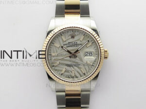 DateJust 36 SS/RG 126231 BP 1:1 Best Edition Silevr/Gray Dial on Oyster Bracelet