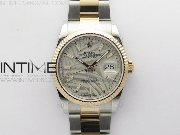 DateJust 36 SS/RG 126231 BP 1:1 Best Edition Silevr/Gray Dial on Oyster Bracelet