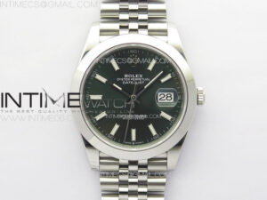 DateJust 41 126300 904L SS VSF 1:1 Best Edition Green Dial on Jubilee Bracelet VS3235