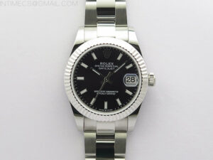 Datejust 31mm 278273 SS BP Best Edition Black Stick Markers Dial on Oyster Bracelet