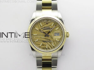 DateJust 36 SS/YG 126233 JDF 1:1 Best Edition New YG Dial on Oyster Bracelet