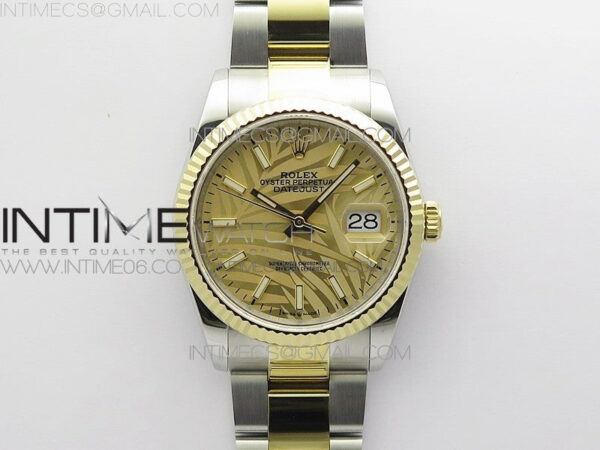 DateJust 36 SS/YG 126233 JDF 1:1 Best Edition New YG Dial on Oyster Bracelet