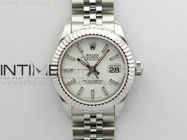 Datejust 28mm 279174 SS BP Best Edition White Sticks Markers Dial on SS Jubilee Bracelet ETA2671