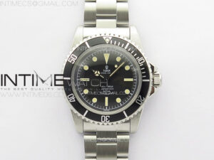 Vintage Submariner 1680 No Date SS JKF Best Edition Black Dial on SS Bracelet (Style2) A2836