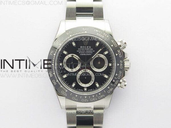 Daytona 116500 Clean 1:1 Best Edition 904L SS Case and Bracelet Black Dial SA4130