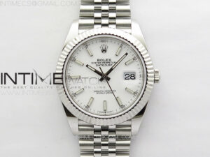 DateJust 41 126334 NTF 1:1 Best Edition 904L Steel White Stick Dial on Jubilee Bracelet VR3235DateJust 41 126334 NTF 1:1 Best Edition 904L Steel White Stick Dial on Jubilee Bracelet VR3235
