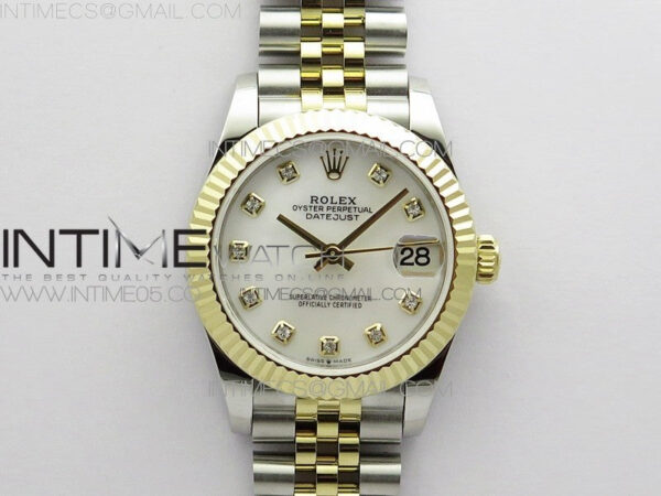 Datejust 31mm 278273 SS/YG BP Best Edition White MOP Diamond Markers Dial on SS/YG Jubilee Bracelet