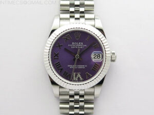Datejust 31mm 278271 SS BP Best Edition Purple Roman Markers Dial on Jubilee Bracelet