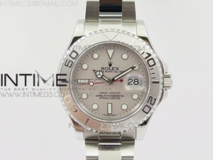 Yacht-Master 116622 904L SS GMF 1:1 Best Edition Gray Dial on 904L SS Bracelet A2836