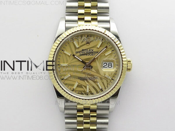 DateJust 36 SS/YG 126233 JDF 1:1 Best Edition New YG Dial on Jubilee Bracelet