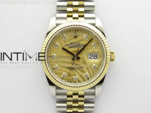 DateJust 36 SS/YG 126234 JDF 1:1 Best Edition New YG Dial on Jubilee SS/YG Bracelet