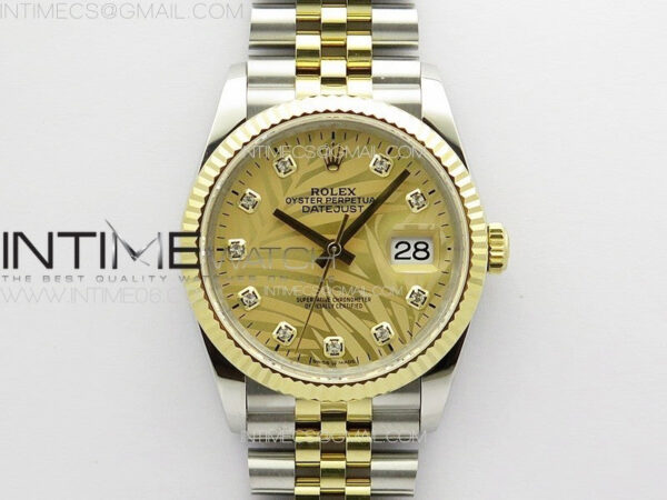 DateJust 36 SS/YG 126234 JDF 1:1 Best Edition New YG Dial on Jubilee SS/YG Bracelet