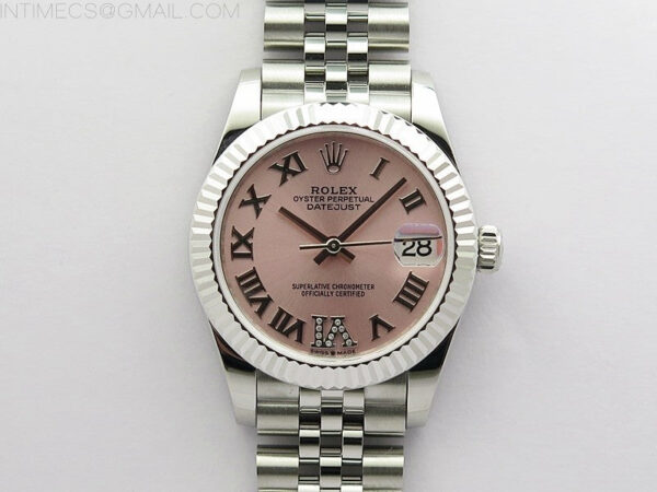 Datejust 31mm 278271 SS BP Best Edition Pink Roman Markers Dial on Jubilee Bracelet