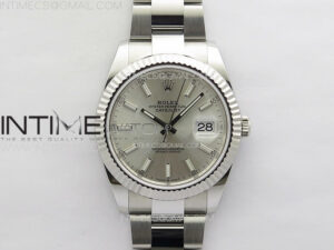 DateJust 41 126334 NTF 1:1 Best Edition 904L Steel Silver Stick Dial on Oyster Bracelet VR3235