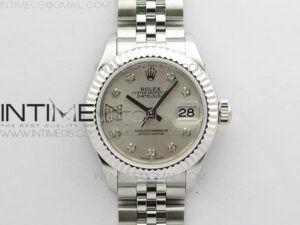 Datejust 28mm 279174 SS BP Best Edition Silver Star Crystal Markers Dial on SS Jubilee Bracelet ETA2671