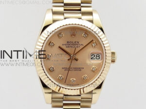 Datejust 31mm 278275 RG BP Best Edition RG Crystal Markers Dial on RG President Bracelet
