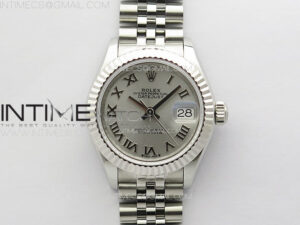 Datejust 28mm 279179 SS APSF Best Edition Silver Dial Roman Markers on SS Jubilee Bracelet NH05
