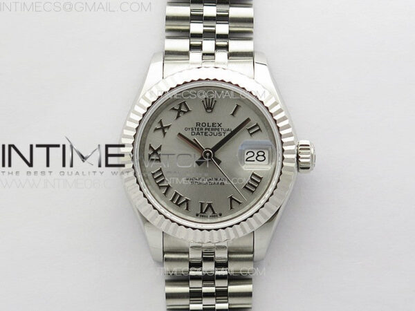 Datejust 28mm 279179 SS APSF Best Edition Silver Dial Roman Markers on SS Jubilee Bracelet NH05