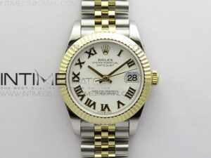 Datejust 31mm 278273 SS/YG BP Best Edition White Roman Markers Dial on SS/YG Jubilee Bracelet