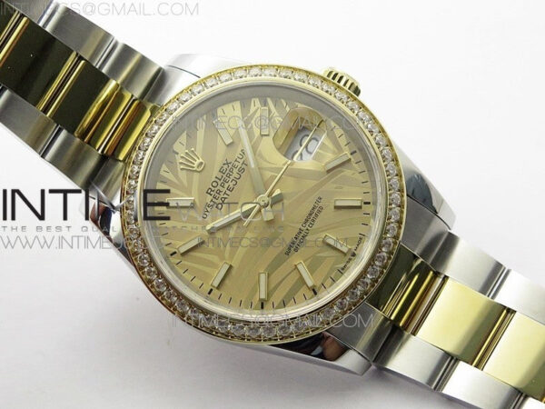 DateJust 36 SS/YG 126283 JDF 1:1 Best Edition New YG Dial Style 2 on Oyster Bracelet – Bild 2